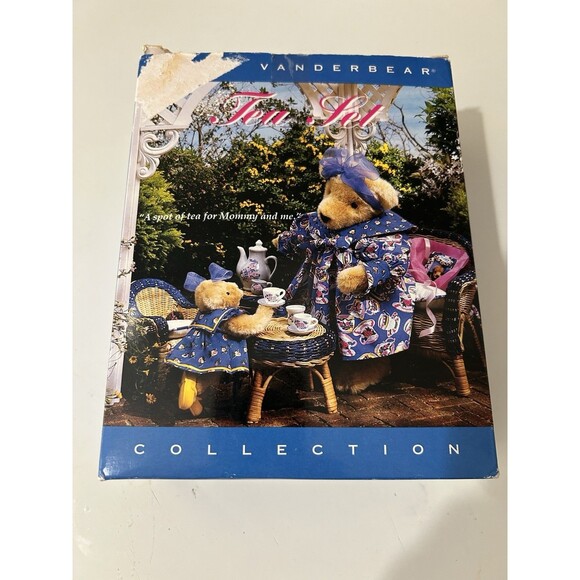NEW 1990 Muffy Vanderbear The Teacup Collection Mommy & Me Tea Set IN BOX - Picture 5 of 6